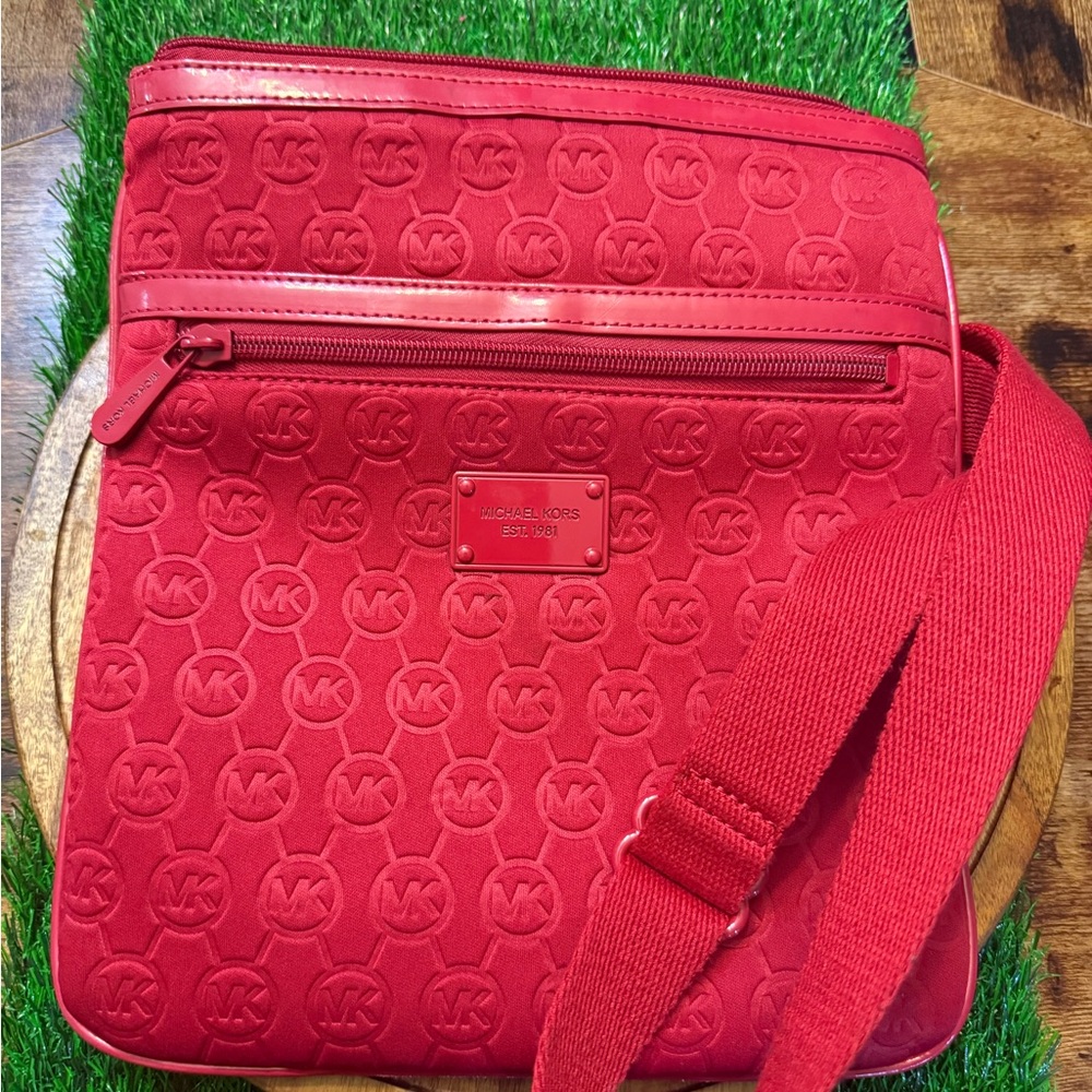 Michael Kors Vibrant Red Crossbody Bag
